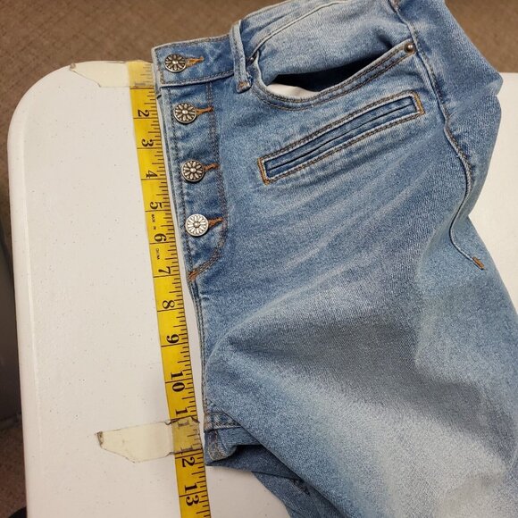 Driftwood Charlee Wide Leg Button Fly Jeans Size 29 - Picture 9 of 12